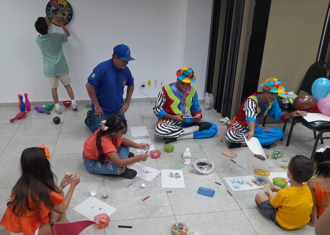 Atividades recreativas com crianças